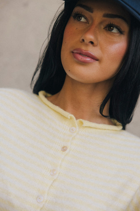 Coco Cutie Cardigan // Butter Stripe *RESTOCKED*